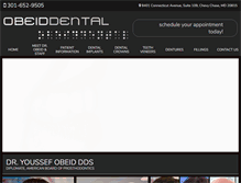 Tablet Screenshot of obeiddental.com